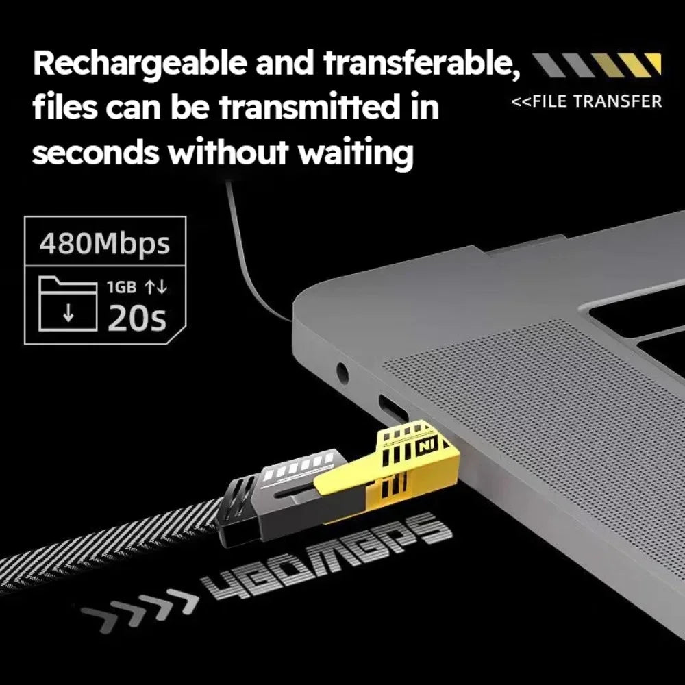 4 In 1 Multi USB PD Charging Cable (Type-C To C, C To Lightening, USB To C, USB To Lightening)