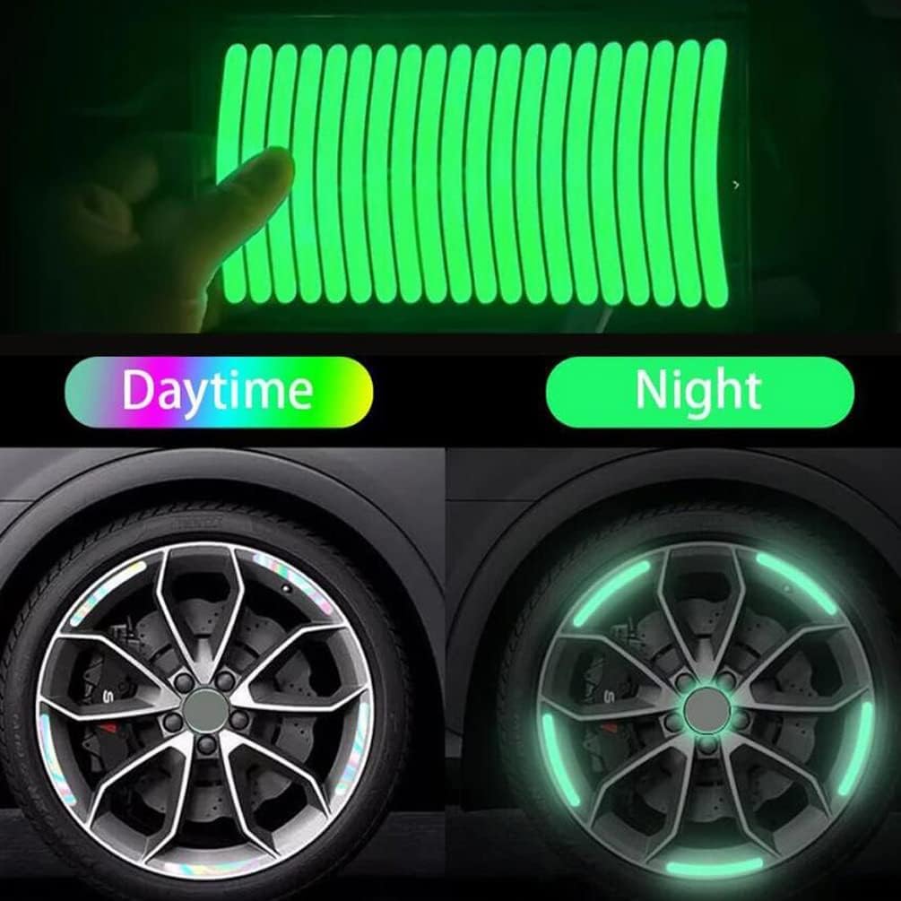 Holographic Anti-Collision Reflective Stickers for Motorcycles and Cars