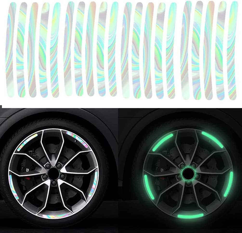 Holographic Anti-Collision Reflective Stickers for Motorcycles and Cars