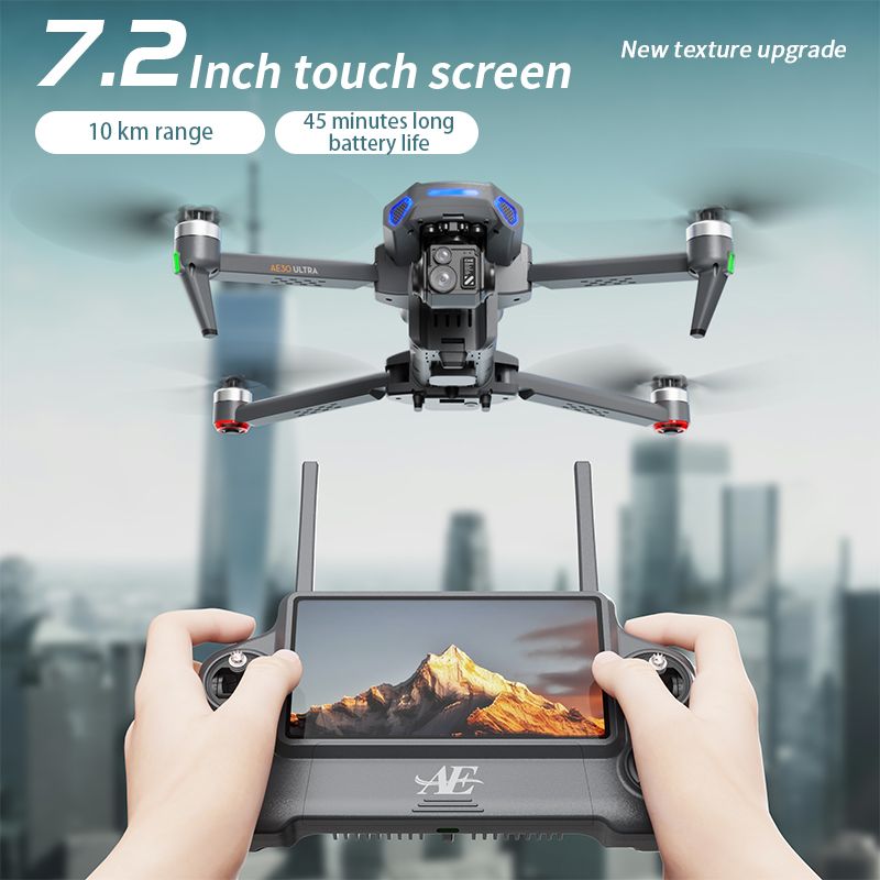 Air 3 Dual 4K Drone with Smart RC & 92 Min Flight | طائرة Air 3 بكاميرتين 4K وريموت ذكي و92 دقيقة طيران